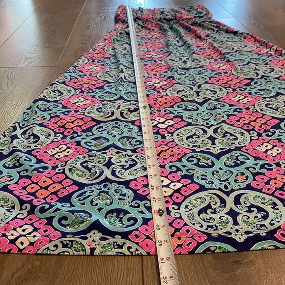 Lilly Pulitzer Marlisa Maxi Dress Bright Navy Behind The Gate Size Medium - Picture 5 of 9
